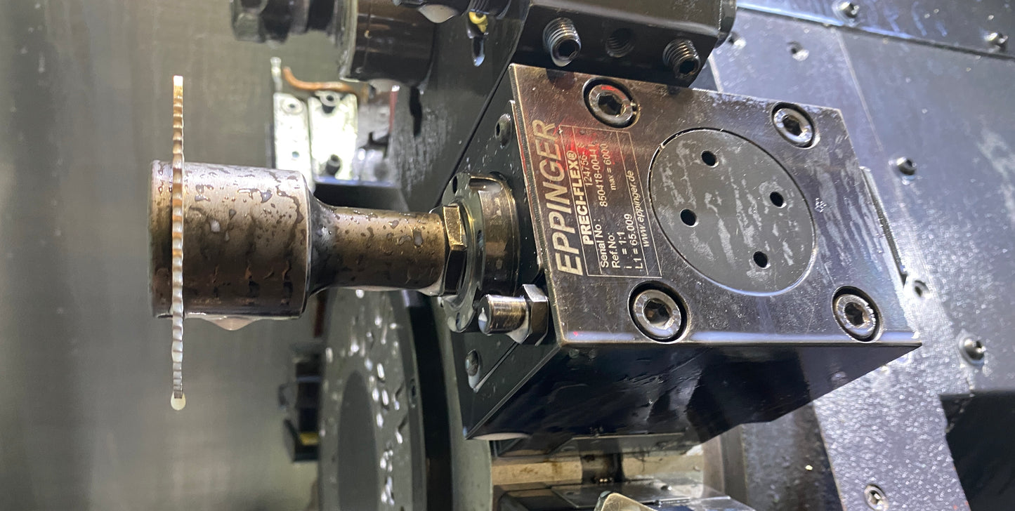 1/2 Shank Slitting Saw Arbor for 1" blade with 1/4" key