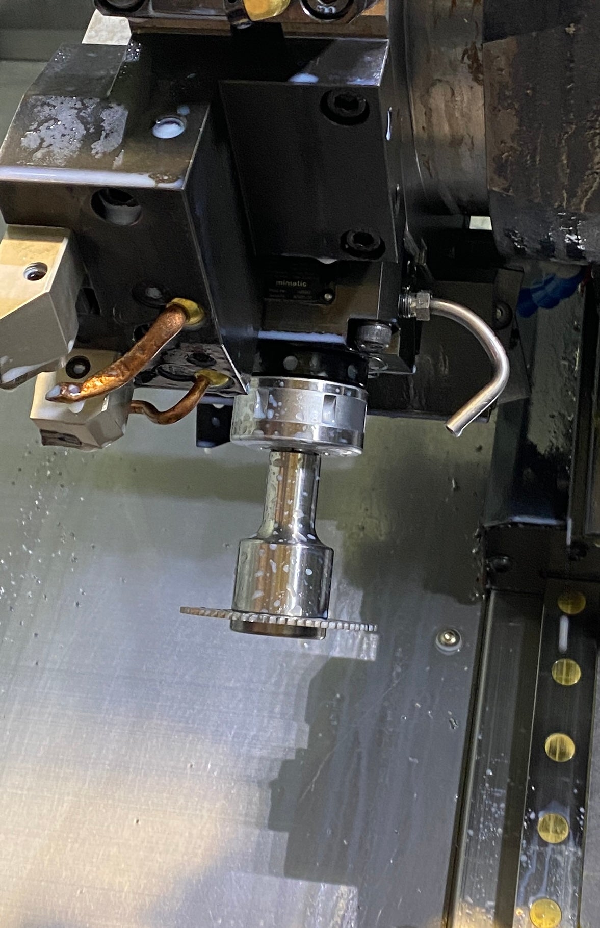1/2 Shank Slitting Saw Arbor for 1" blade with 1/4" key